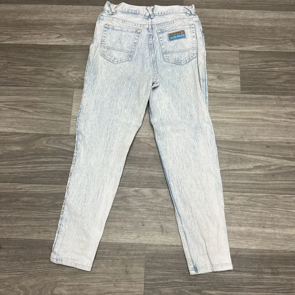 Anti‎ Basicx Jeans Womens 28x28 High Rise Vintage Y2K Embroidered Western Faded